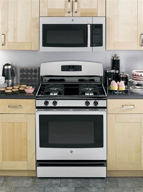 over the range microwave with gas range